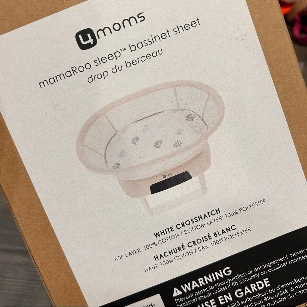 NEW! 4moms bassinet sheet!